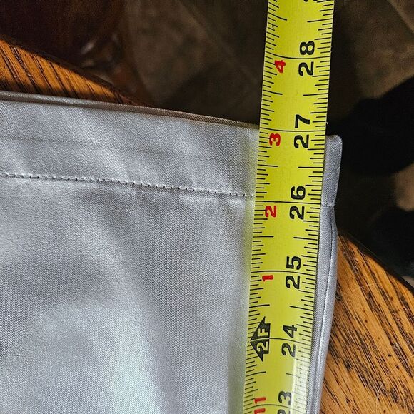 Commense Silver Metallic Pants | Size Small | NWT | High Rise Straight Leg - Picture 6 of 7